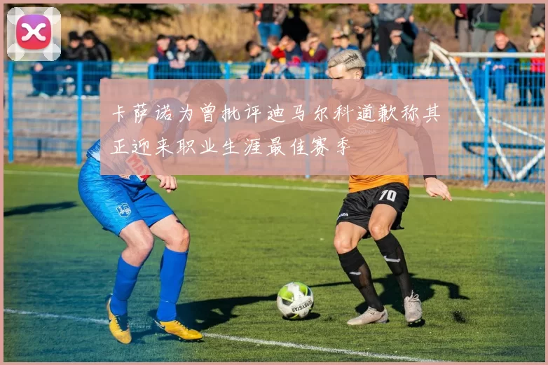 卡萨诺为曾批评迪马尔科道歉称其正迎来职业生涯最佳赛季