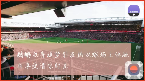 鹈鹕放弃追梦引发热议球场上他独自享受清凉时光